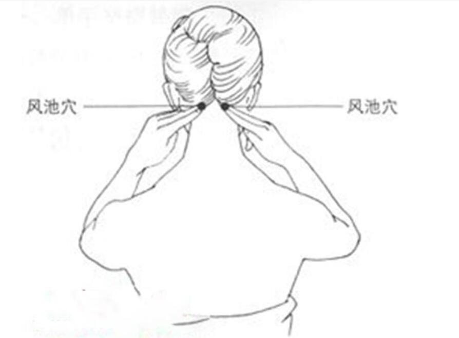 點(diǎn)按風(fēng)池有什么作用？南寧學(xué)美容經(jīng)絡(luò)