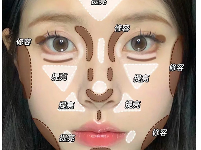 修容的步驟及方法，南寧教化妝