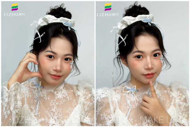 韓式丸子頭造型，南寧彩妝形象造型學(xué)校